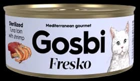 FRESKO CAT STERILIZED TUNA LOIN WITH SHRIMP 70 g.