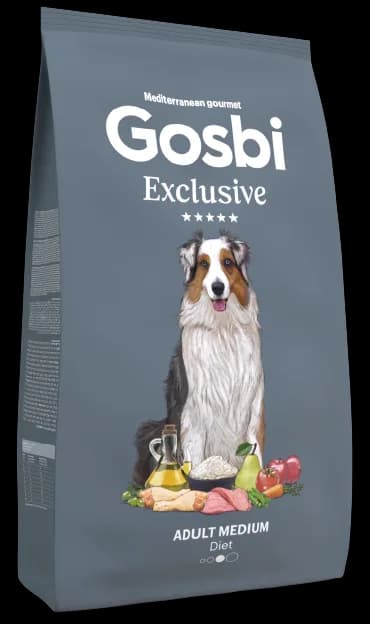 GOSBI EXCLUSIVE DIET MEDIUM 12 Kg.