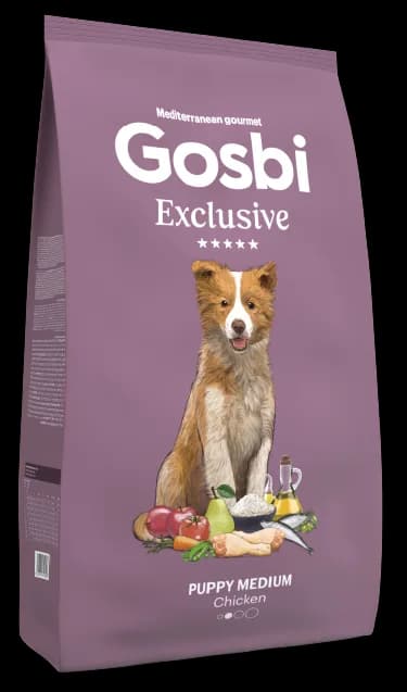 GOSBI EXCLUSIVE PUPPY MEDIUM 12 Kg.