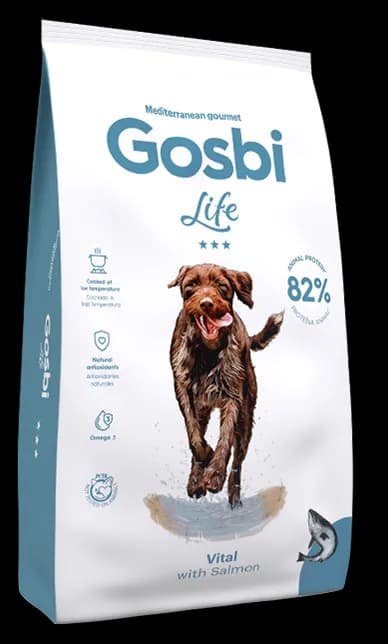 GOSBI LIFE VITAL WITH SALMON 12 Kg.